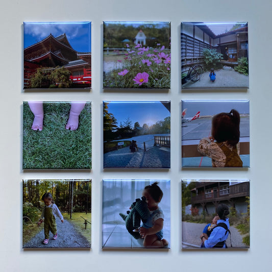 photo magnets [set of 9]